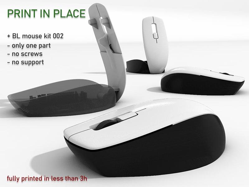 Simple mouse BL Kit002 (One part only- PrintinPlace)