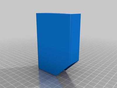 Cards box using a elastic