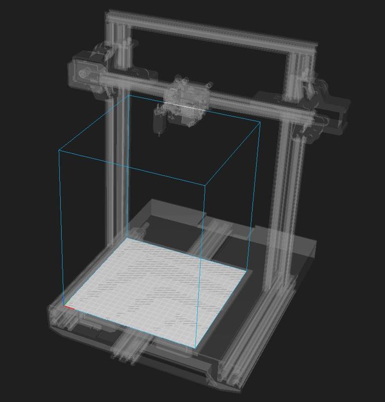 Creality Ender 3 S1 Pro / S1 / S1 Plus Cura Bed Image