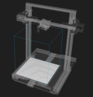 Creality Ender 3 S1 Pro / S1 / S1 Plus Cura Bed Image
