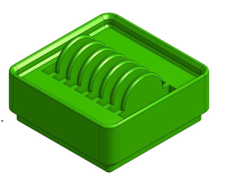 No Glue Gridfinity CR2025