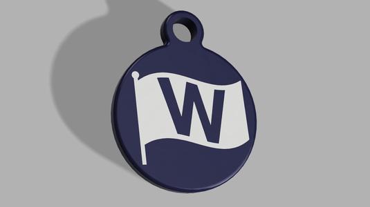 MLB - Chicago Cubs W Keyring