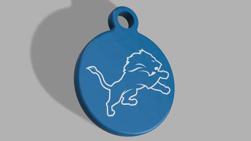 NFL - Detroit Lions Keyring
