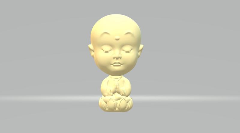 Little Monk 3D print model