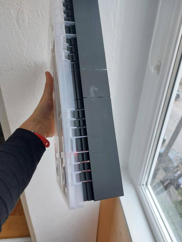 Vertical suport for Prosperplast / Kistenberg NORT organizer