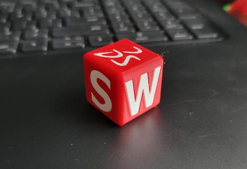 SolidWorks Logo Cube (Unofficial)