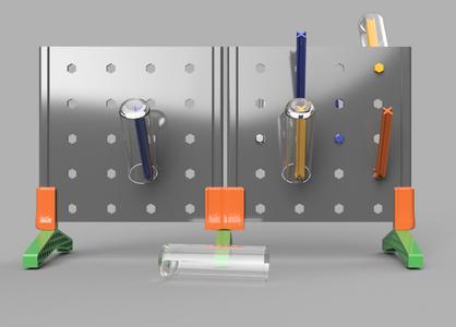 Drip stand for laboratory vessels
