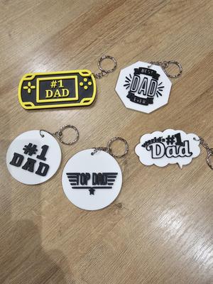 Fathers day keyrings