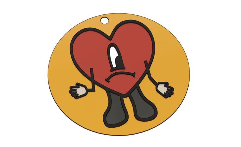 BAD BUNNY - A SUMMER WITHOUT YOU KEYCHAIN