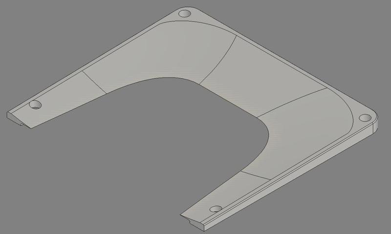 Onewheel V1 front concave footpad