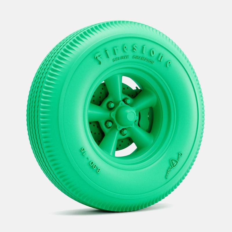 1/24 Scale, 15x7 Torq Thrust D, Firestone 890 Tire, and Brake Set