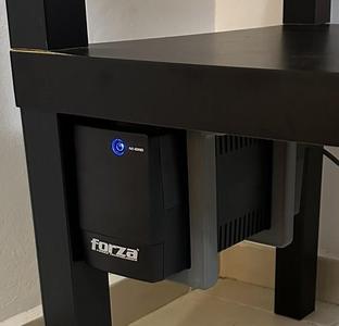 Under desk UPS support