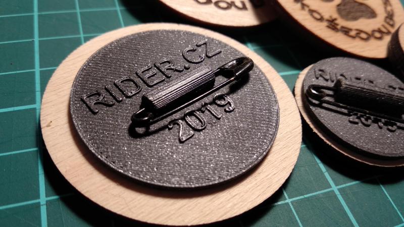 Badge safety pin holder