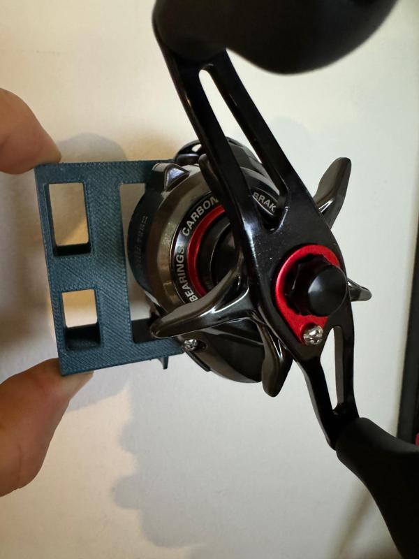 Baitcast Reel Holder - Wall mount