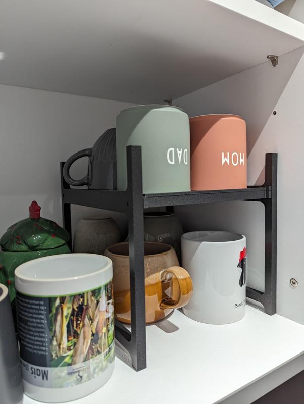 cup shelf / cupboard extension