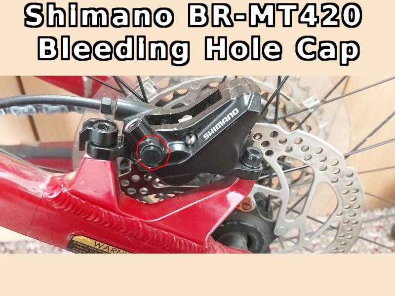 Bleeding Hole Cap for Shimano BR-MT420
