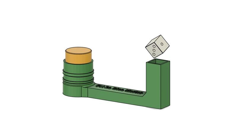 Dice Mortar - Piston Fired
