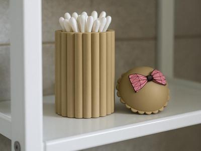 Cotton buds holder