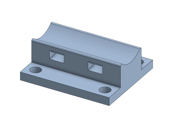 T665 mounting plate for CRF 300 rally