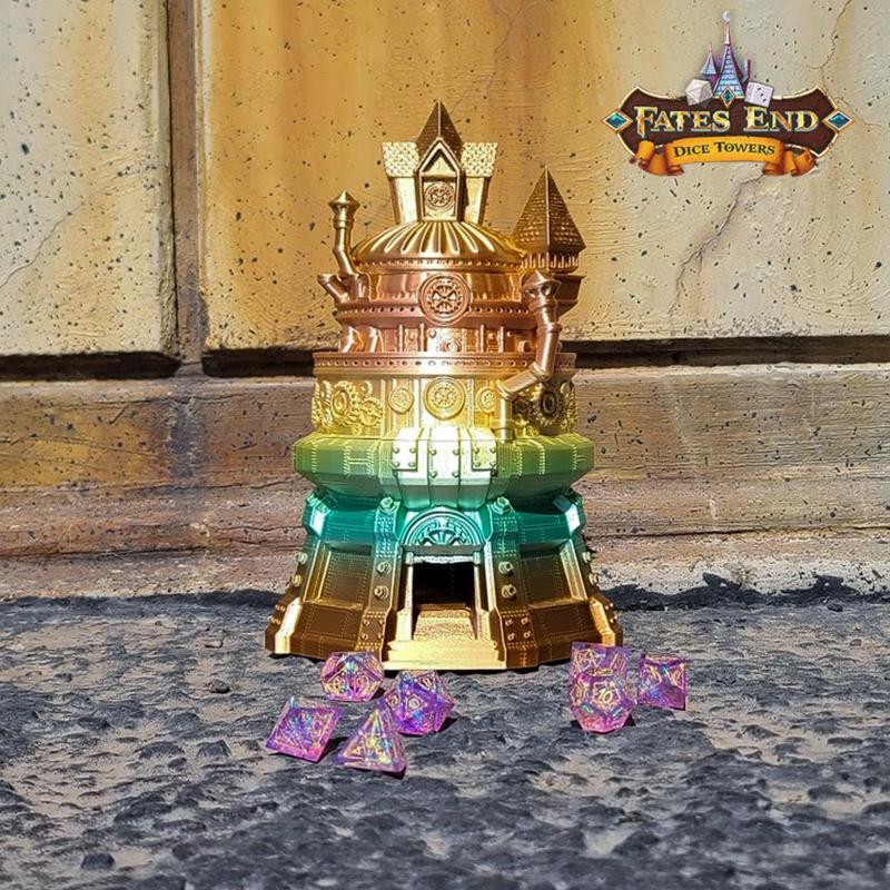 Artificer Dice Tower - SUPPORT FREE!