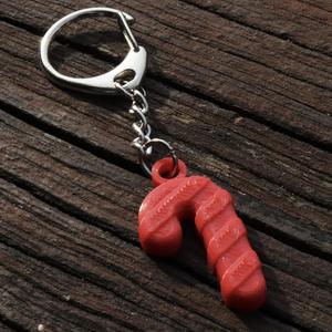 Christmas Candycan Keychain
