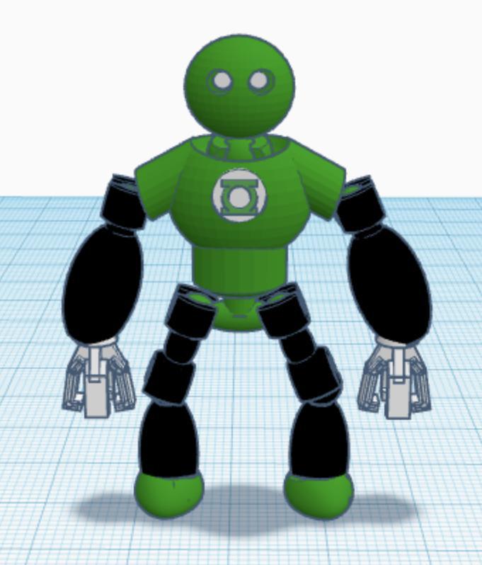 Green lantbot
