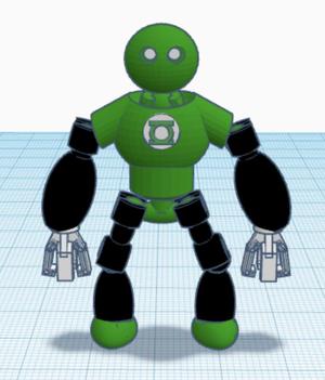 Green lantbot