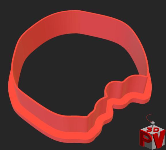 Bitten Round Cookie Cutter