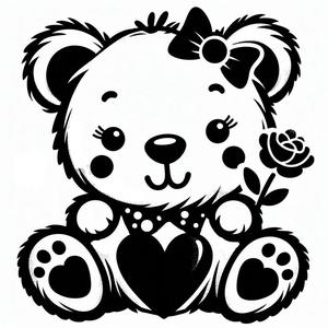 Teddy bear keychain 1