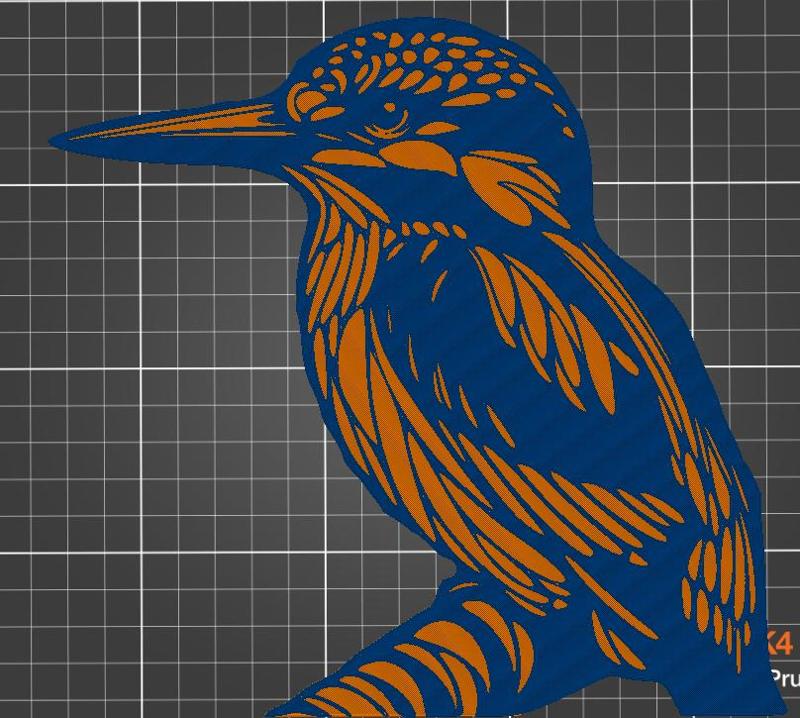 Wall art: Kingfisher