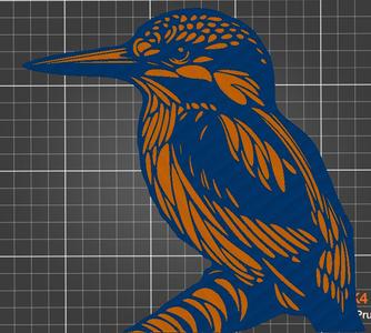 Wall art: Kingfisher