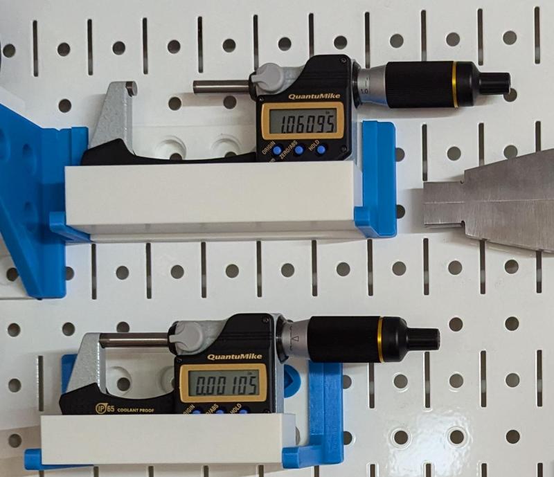 DDD Wall Control Mitutoyo QuantuMike Series 293 micrometer mounts