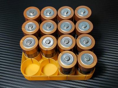 D-Battery Holder / Storage Tray