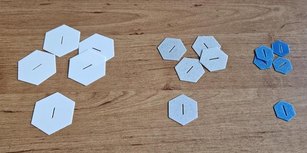 Hexagon šablony pro patchwork /quilt