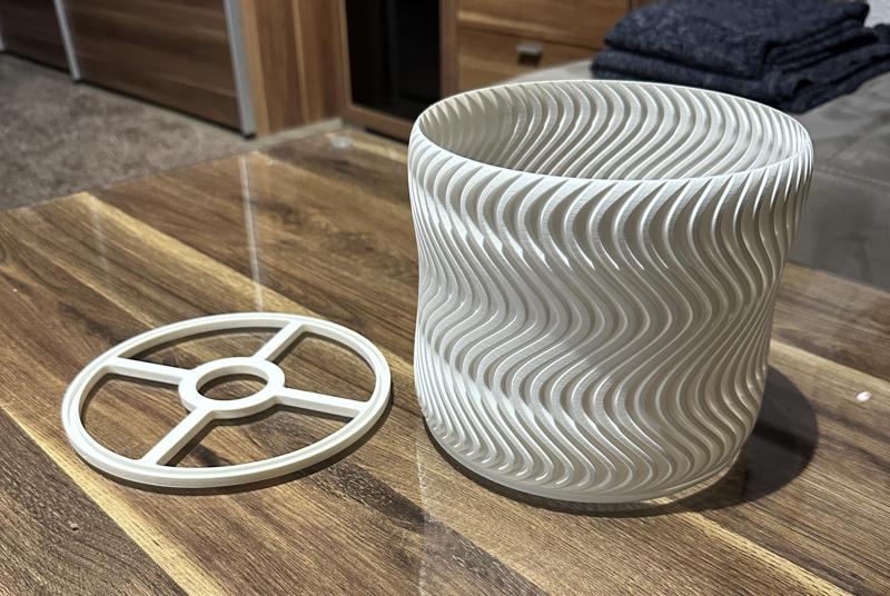 LAMPSHADE 3 / LAMPENSCHIRM / SHADE / WAVE / SIMPLE CLICK&PLUG (VASEMODE)