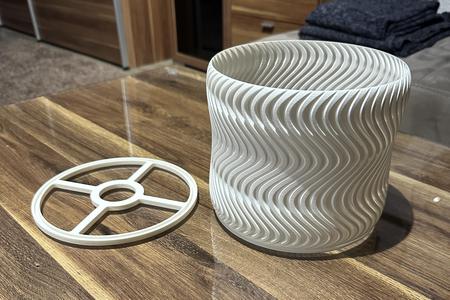 LAMPSHADE 3 / LAMPENSCHIRM / SHADE / WAVE / SIMPLE CLICK&PLUG (VASEMODE)