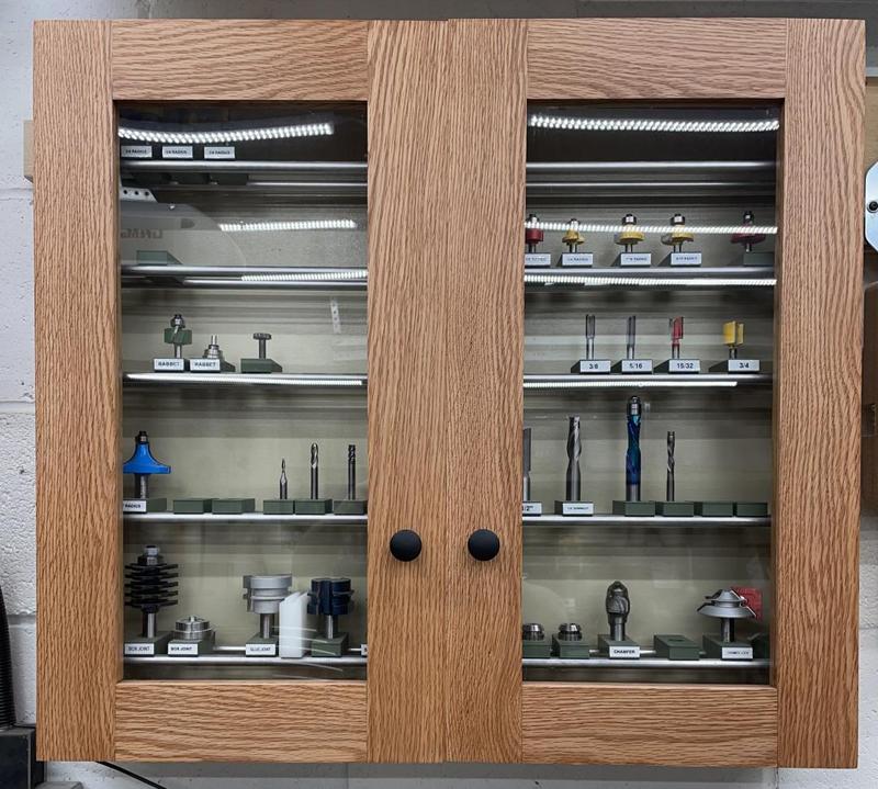 Router bit storage solution