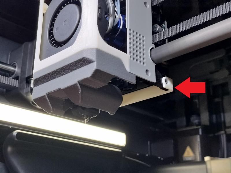 Ultralight P1/X1 toolhead backplate