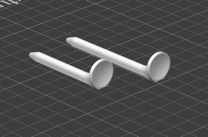 Golf Tee Excentric set 50 - 70 mm - horizontal print