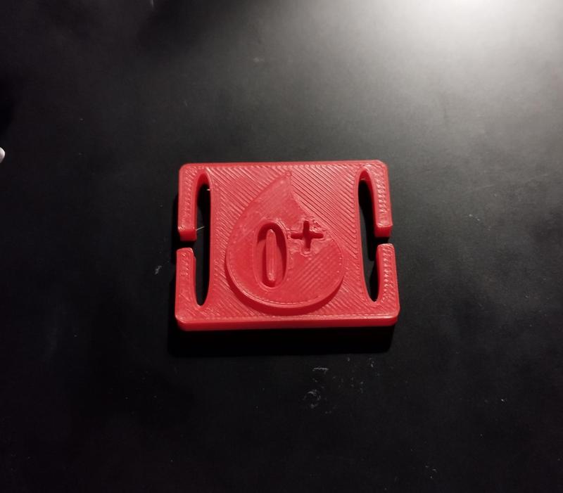 Molle System Blutgruppen "Patch"