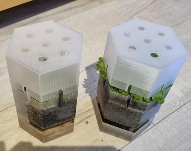 Greenhouse Cover for Hexagon Planter