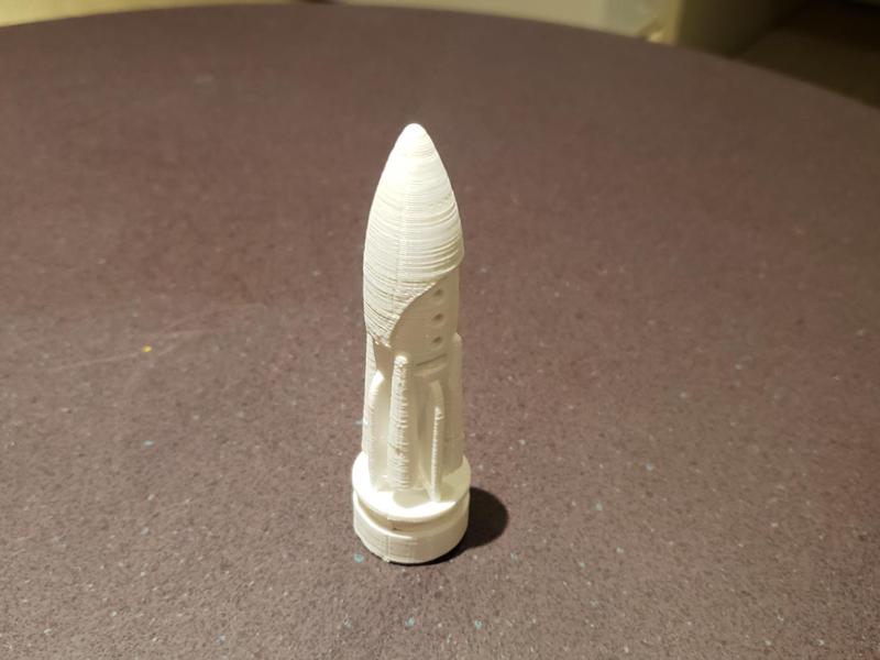 Small 1950's Rocket Ship