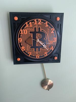Bitcoin Pendulum Clock