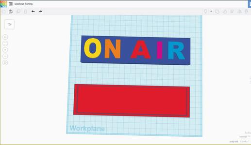 ON AIR sign