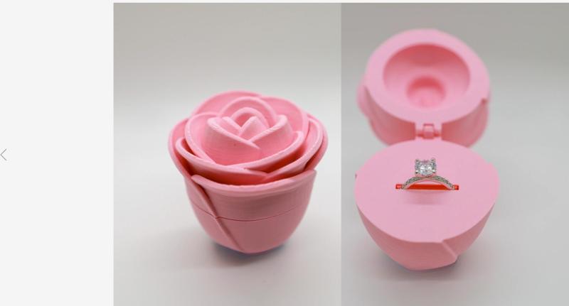 Rose Ring Box! (Print in Place)