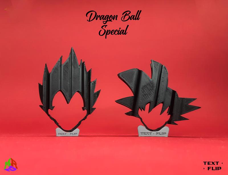 Text Flip - Vegeta