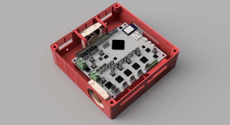 Duet Wifi 2020 Mount with Raspberry Pi 3 Model A+ and Wifi/USB Slot