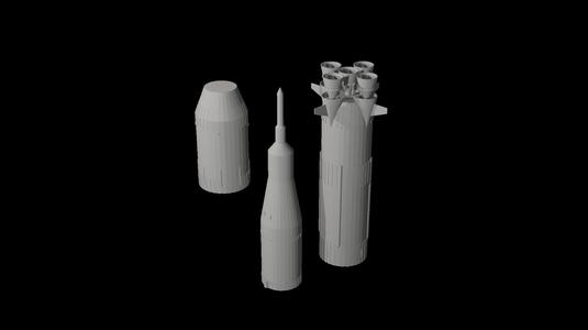 Saturn V stages
