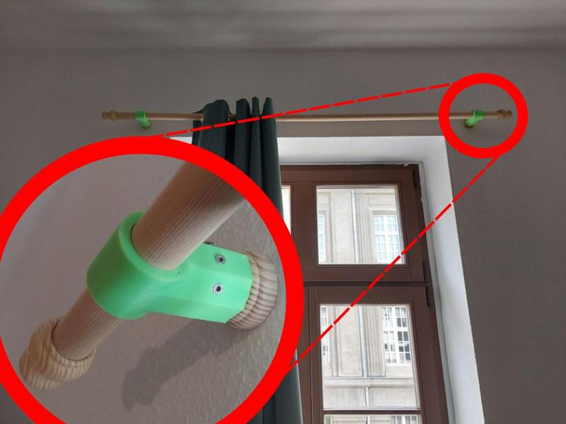 Curtain holder replacement part | Gardine Garnitur Stilhalter Ersatzteil