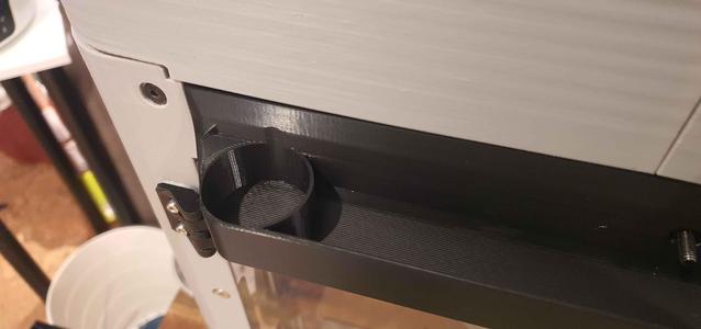 Flashforge AD5M shelf with glue slot